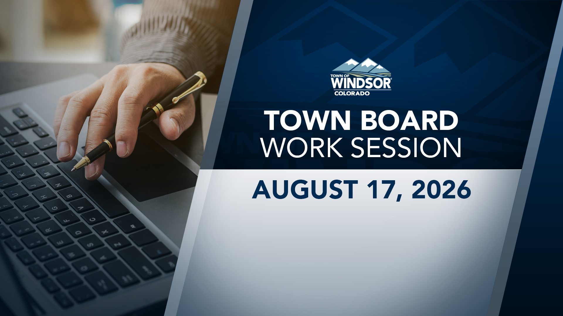 Title Town Board Work Session - August 17, 2026